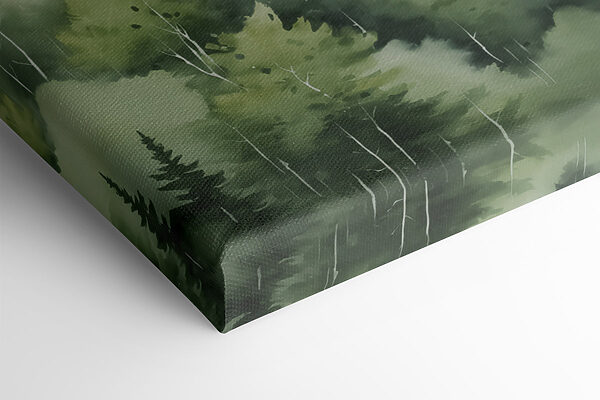 Painting of a mountain range