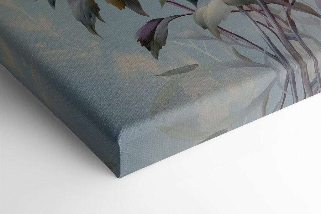 Painting of white flowers