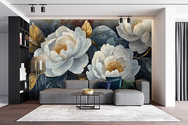Eleganti fioriture su sfondo scuro. Eleganti fioriture su sfondo scuro.