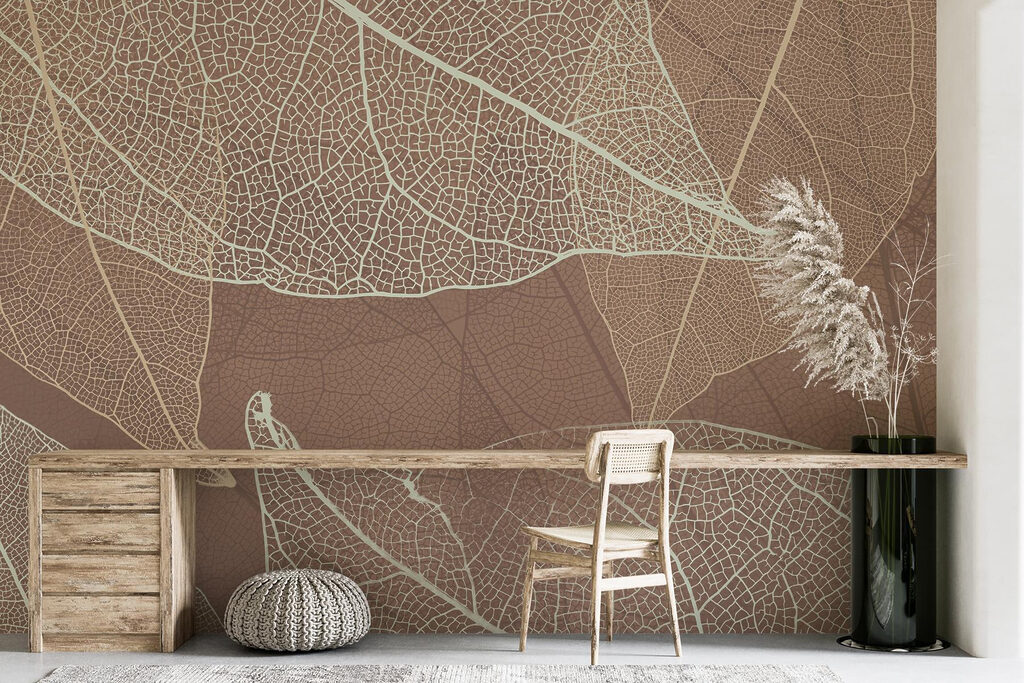 Delicate veins of nature's artwork