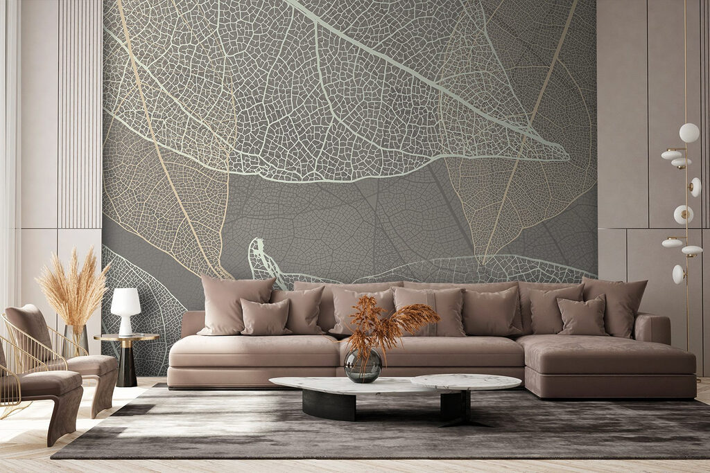 Delicate patterns of leaf veins