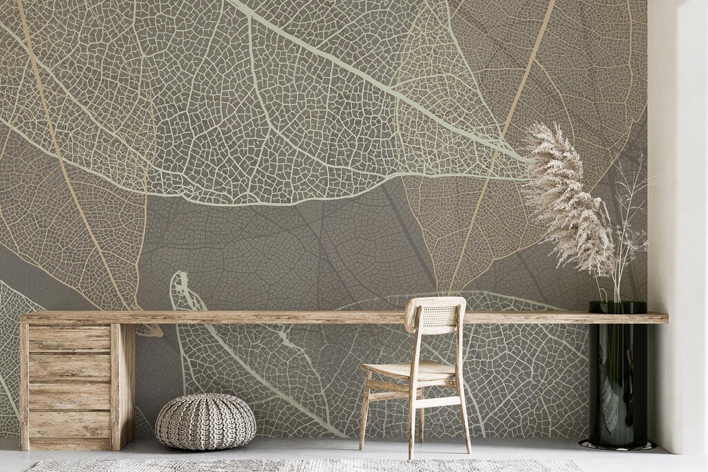 Delicate patterns of leaf veins