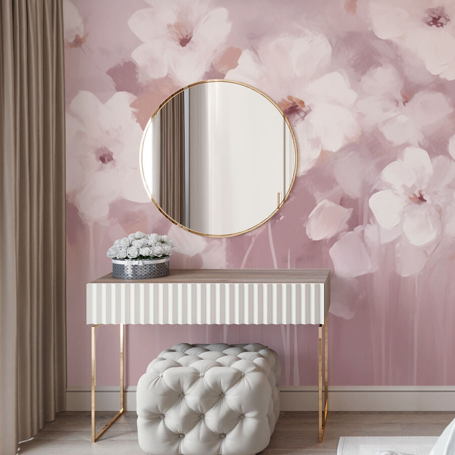 Pittura di fiori bianchi
