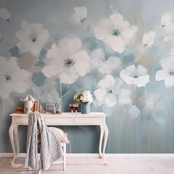 Pittura di fiori bianchi Pittura di fiori bianchi
