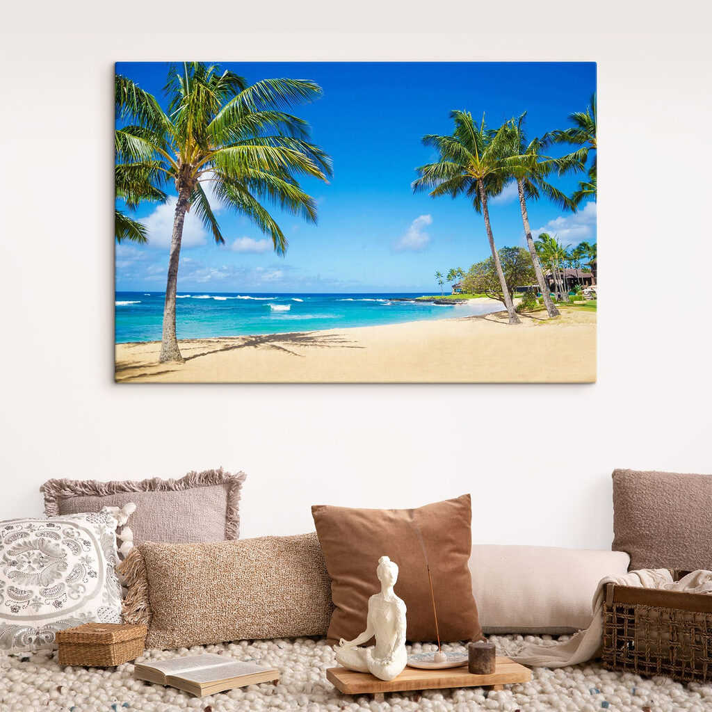 Palm trees on a beach