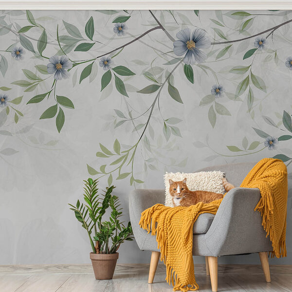 Pittura di fiori e foglie Pittura di fiori e foglie