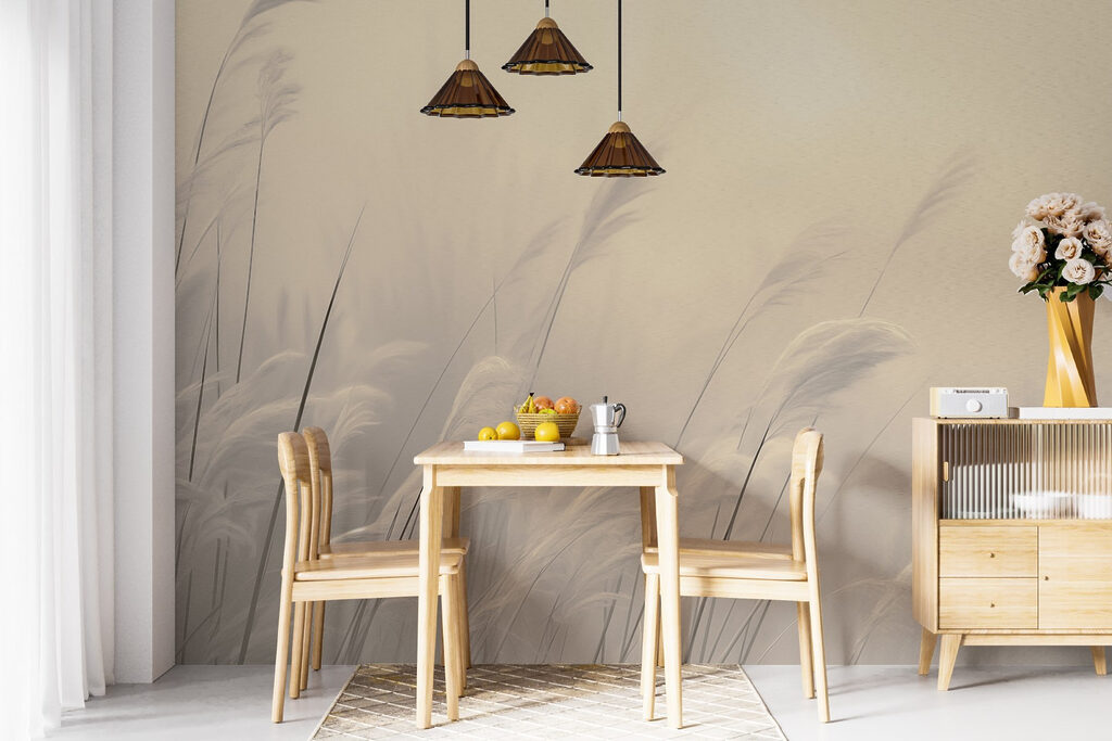 Gentle grasses in soft light