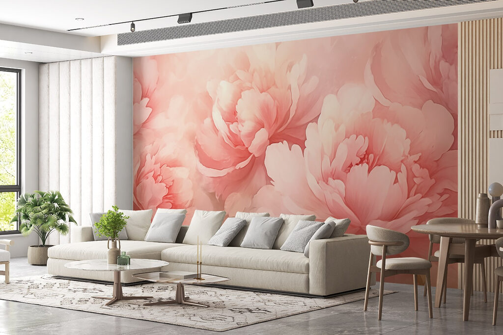 Delicate blossoms in soft hues