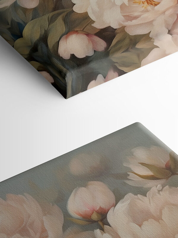 Painting of white flowers
