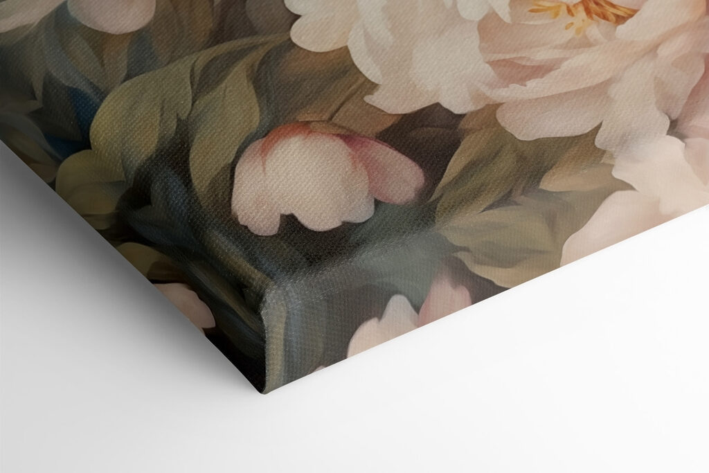 Painting of white flowers