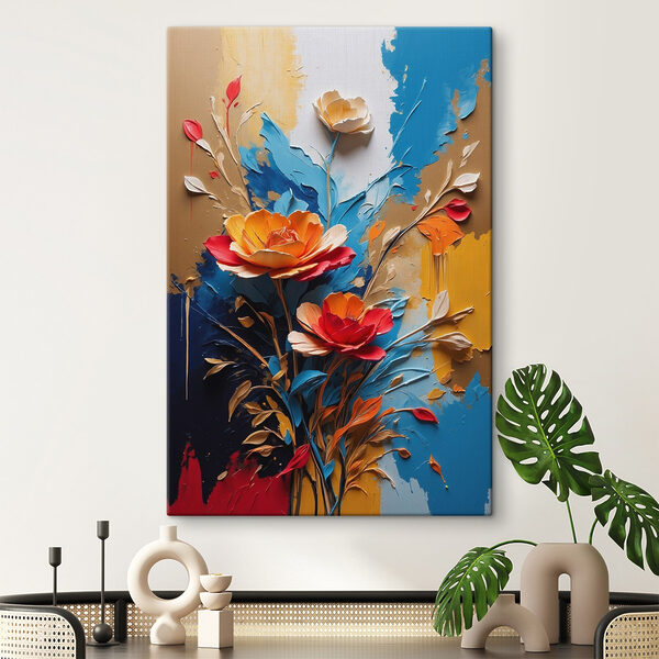 Quadri Quadri Dipinti di fiori e foglie (COD: s41769)