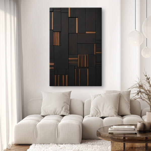 Black and brown wood wall Black and brown wood wall