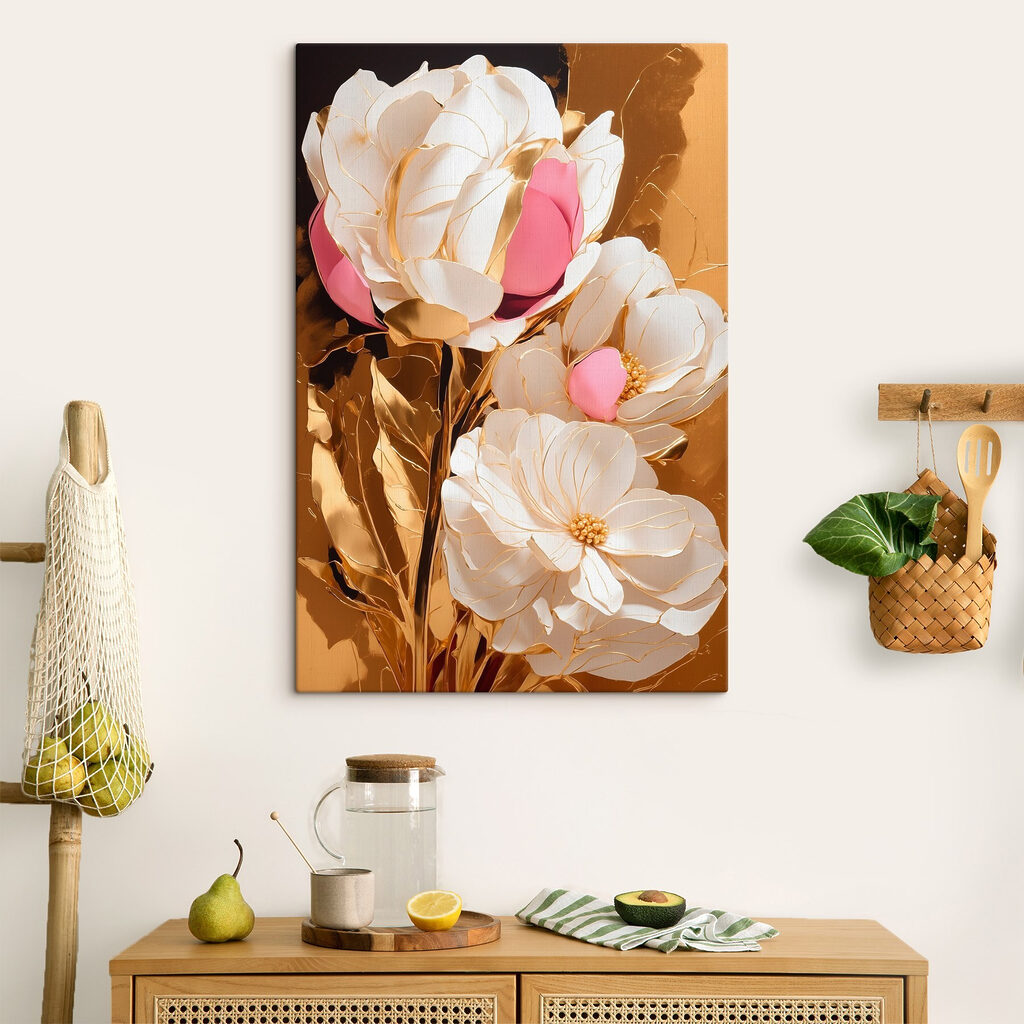 Delicate blooms in elegant arrangement