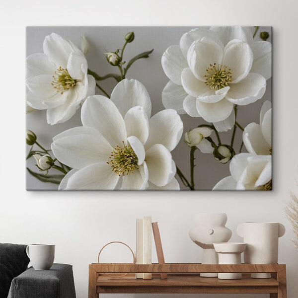 Group of white flowers