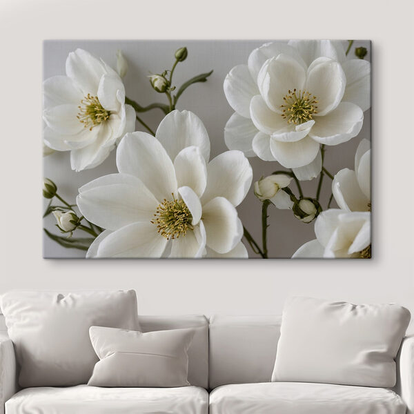 Group of white flowers