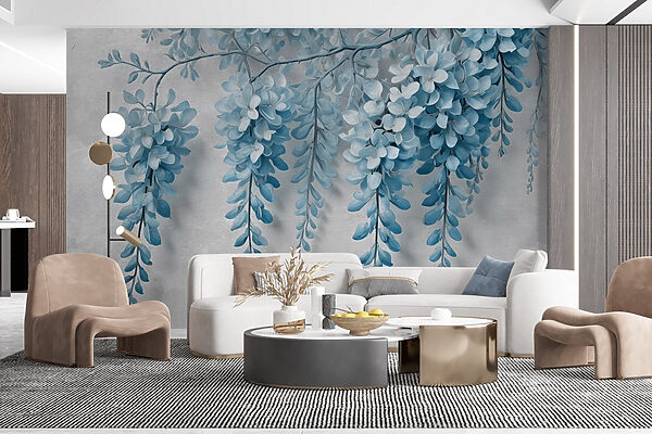 Ramo con fiori blu Ramo con fiori blu