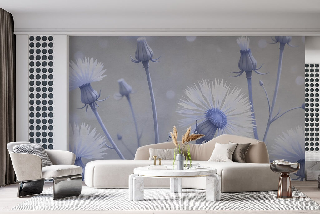 Delicate blooms in soft hues