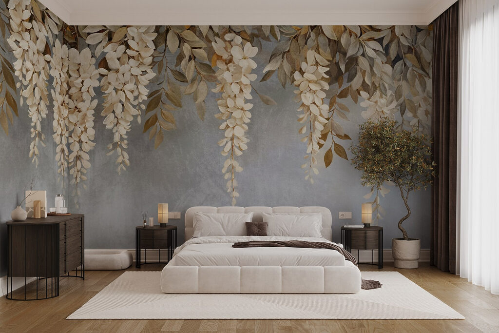 Delicate leaves cascade beautifully down