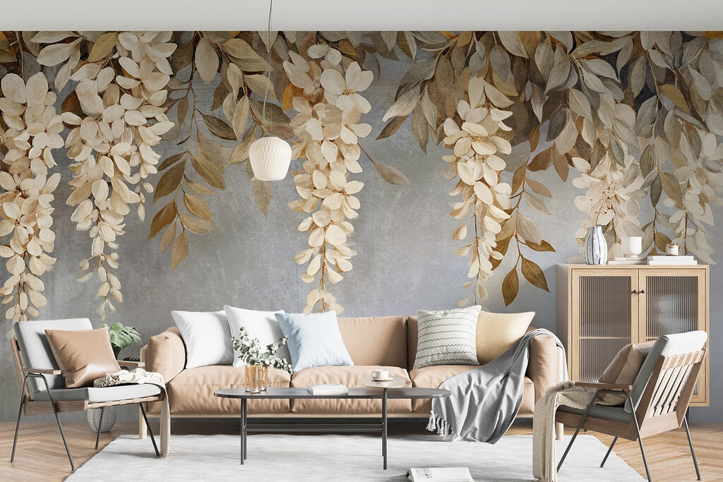 Delicate leaves cascade beautifully down