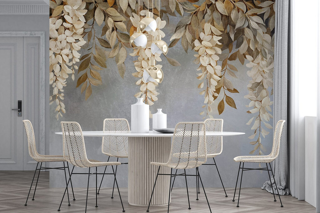 Delicate leaves cascade beautifully down