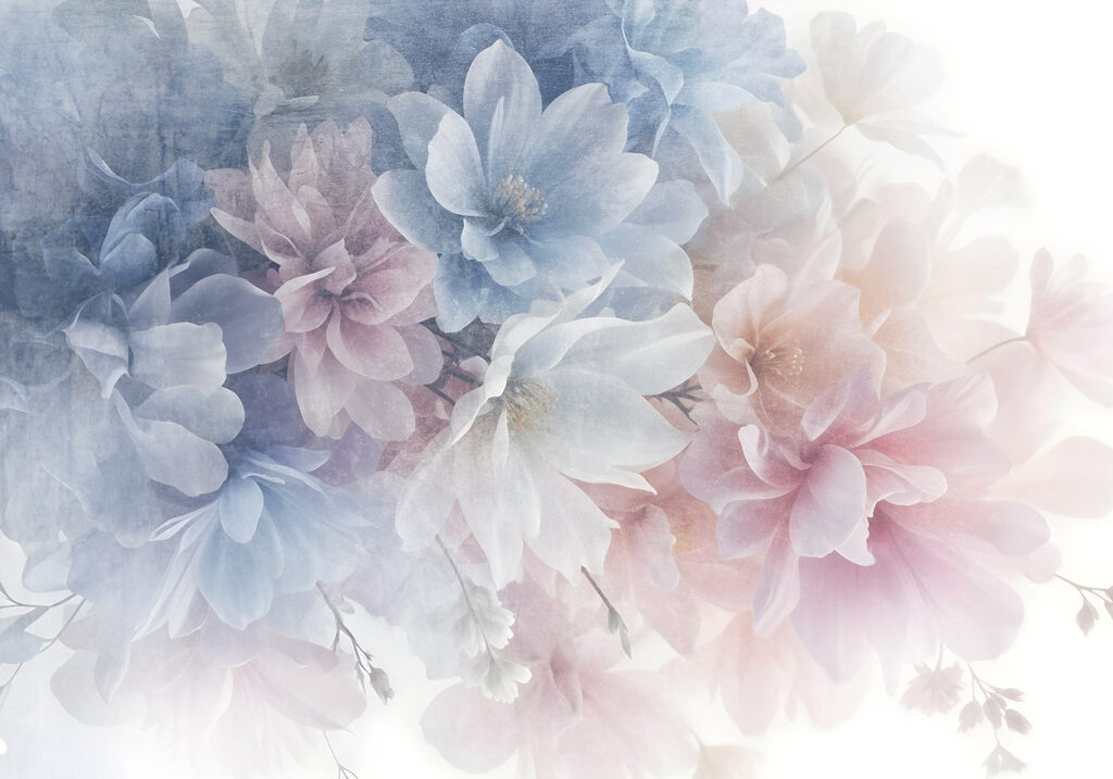 Mazzo di fiori su una superficie bianca Mazzo di fiori su una superficie bianca