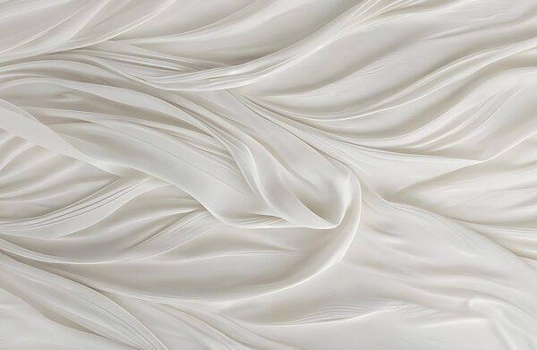 Tessuto bianco con pieghe Tessuto bianco con pieghe