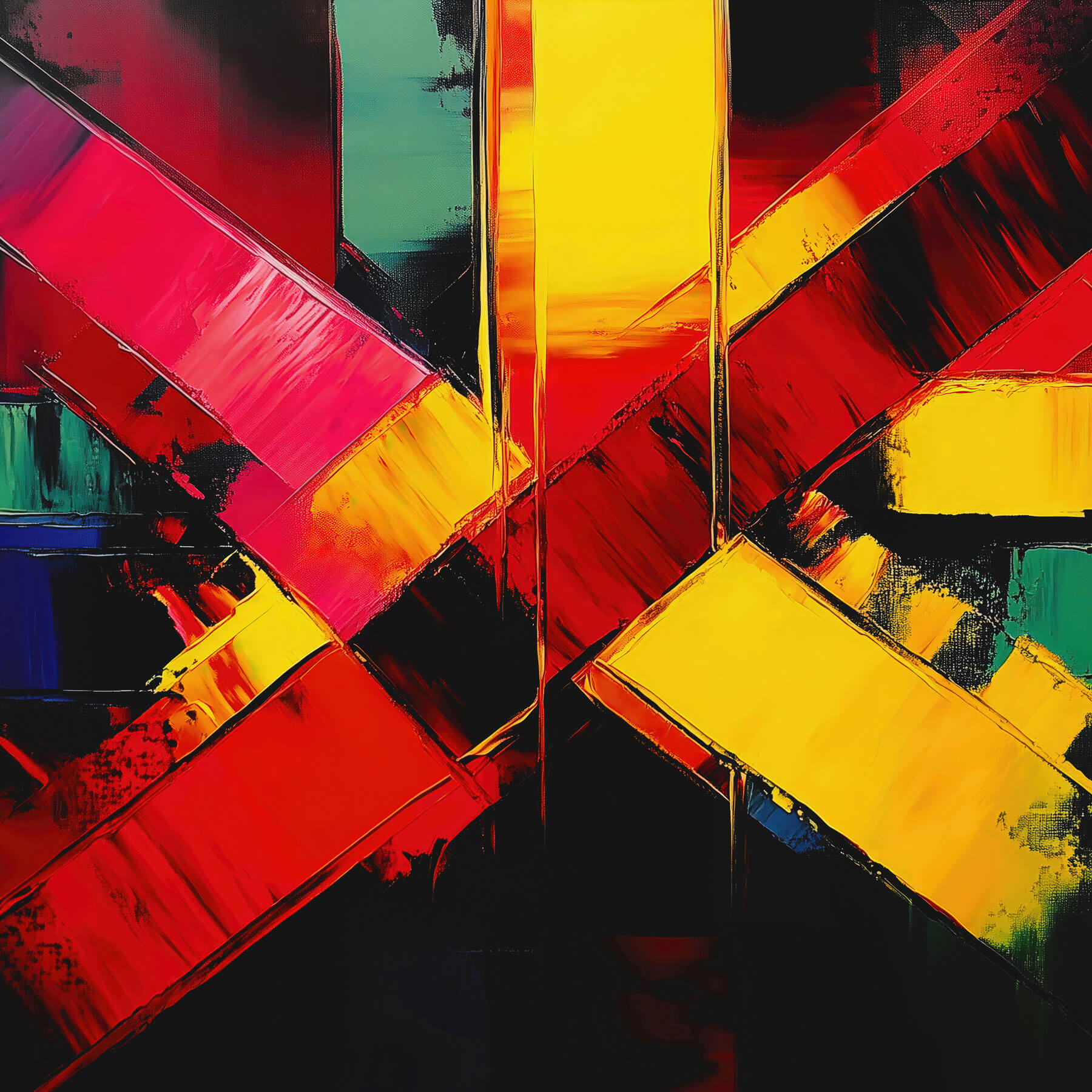 Painting of a cross