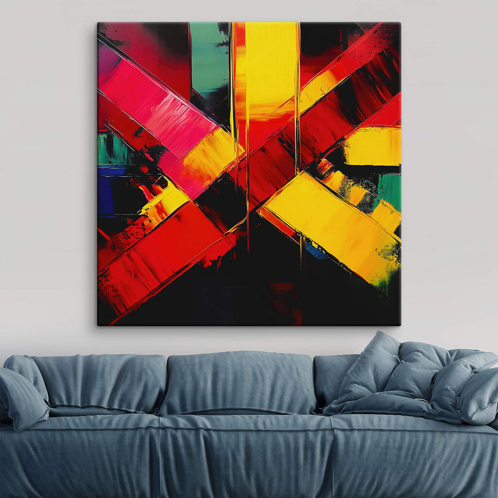 Painting of a cross