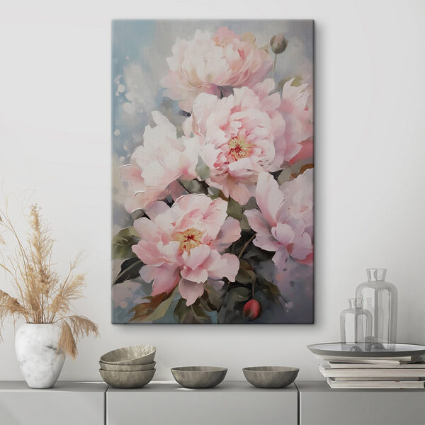 Quadri Dipinto di fiori rosa (COD: s42147) Quadri Quadri Dipinto di fiori rosa (COD: s42147)