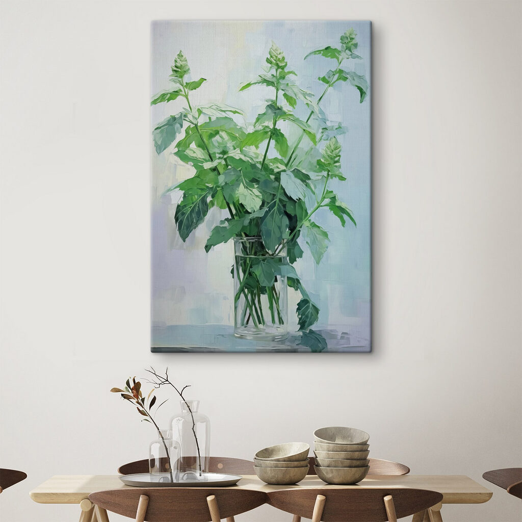Plant in a glass vase Plant in a glass vase