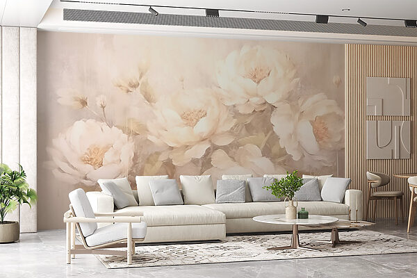 Pittura di fiori bianchi Pittura di fiori bianchi