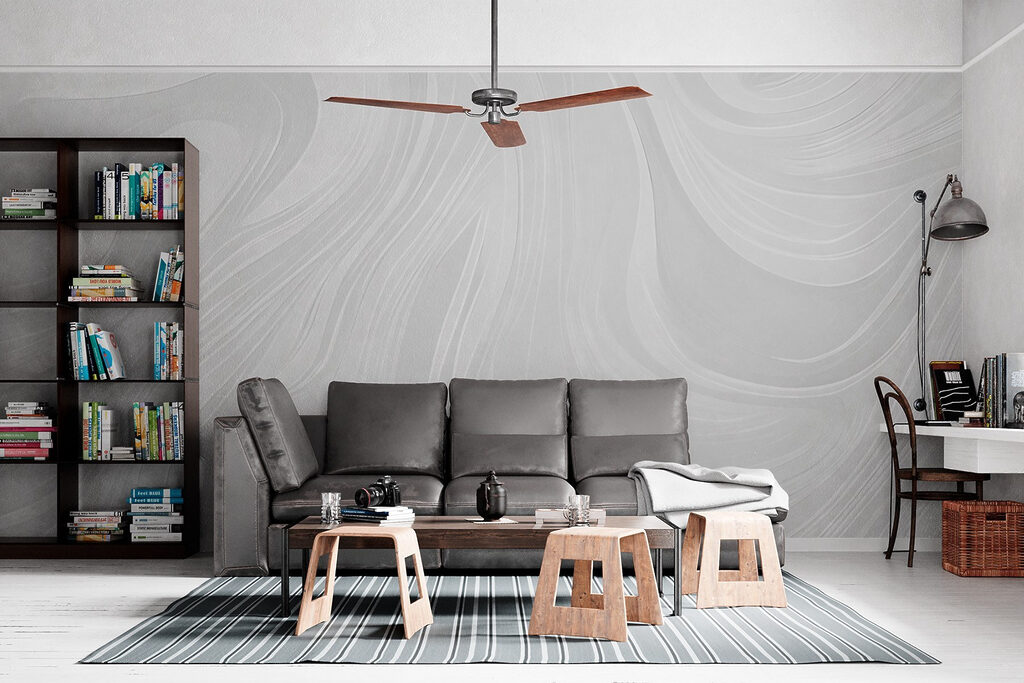 White background with wavy lines