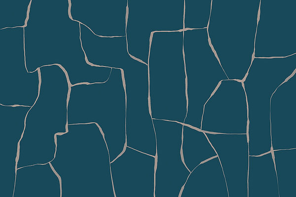 Disegno a crepe blu e bianco Disegno a crepe blu e bianco