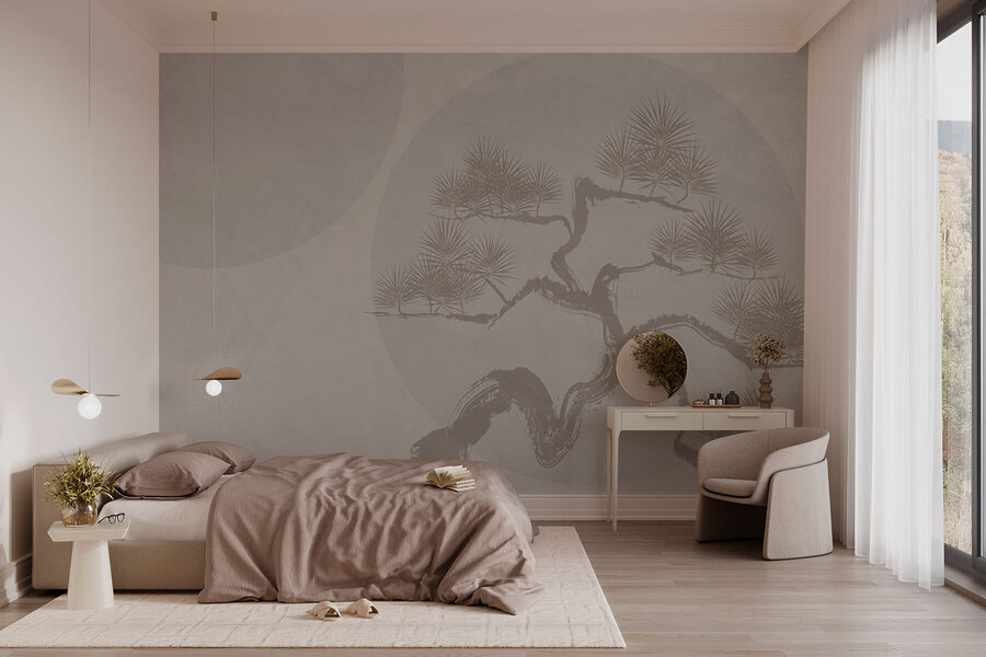 Albero con rami e foglie disegnati Albero con rami e foglie disegnati