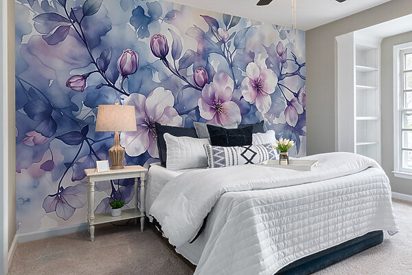 Pittura di fiori su un ramo Pittura di fiori su un ramo