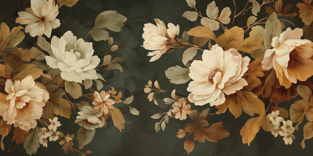 Elegante composizione floreale su sfondo scuro Elegante composizione floreale su sfondo scuro