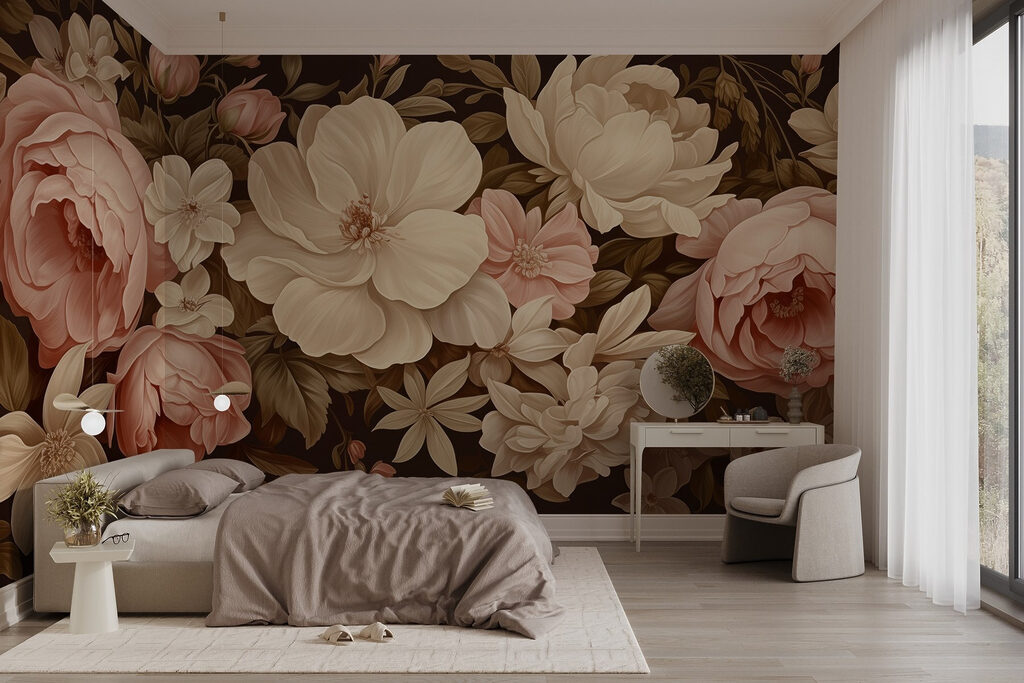 Lush blooms in soft pastel hues