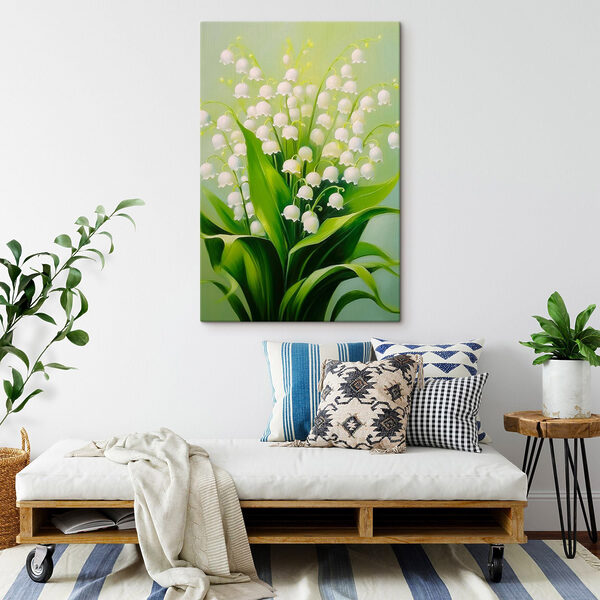 Painting of flowers and leaves Painting of flowers and leaves
