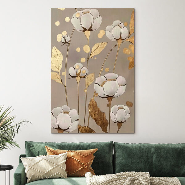 Quadri Quadri Dipinti di fiori e foglie (COD: s42172)