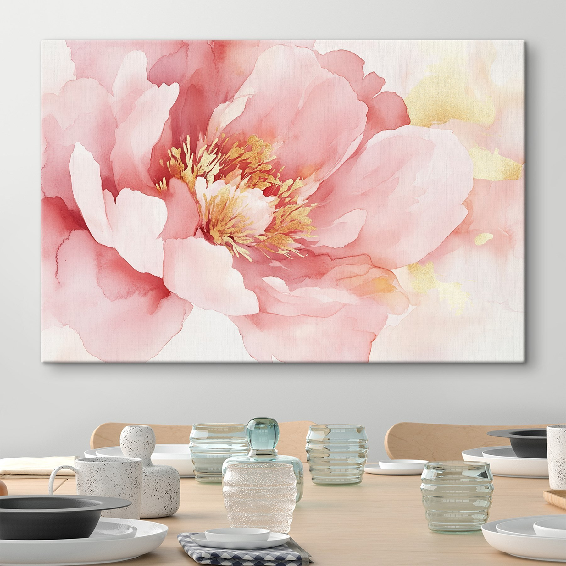 Delicate petals in soft hues