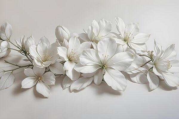 Group of white flowers