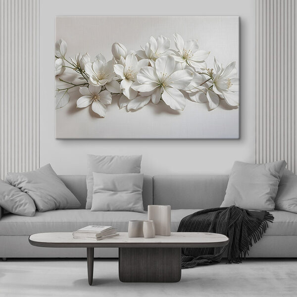Quadri Mazzo di fiori bianchi