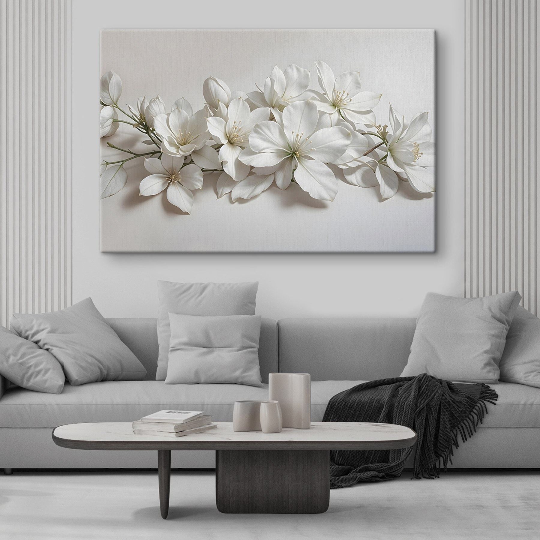 Group of white flowers