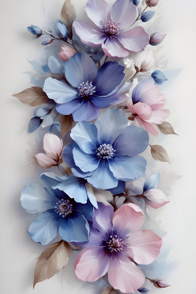 Delicate hues in floral arrangement Delicate hues in floral arrangement