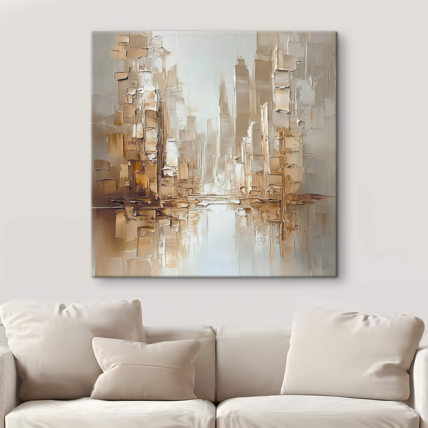 Painting of a city