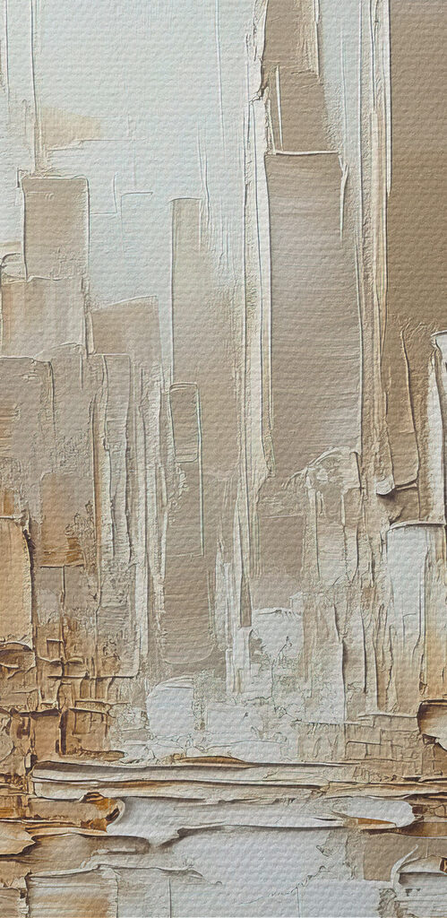 Painting of a city