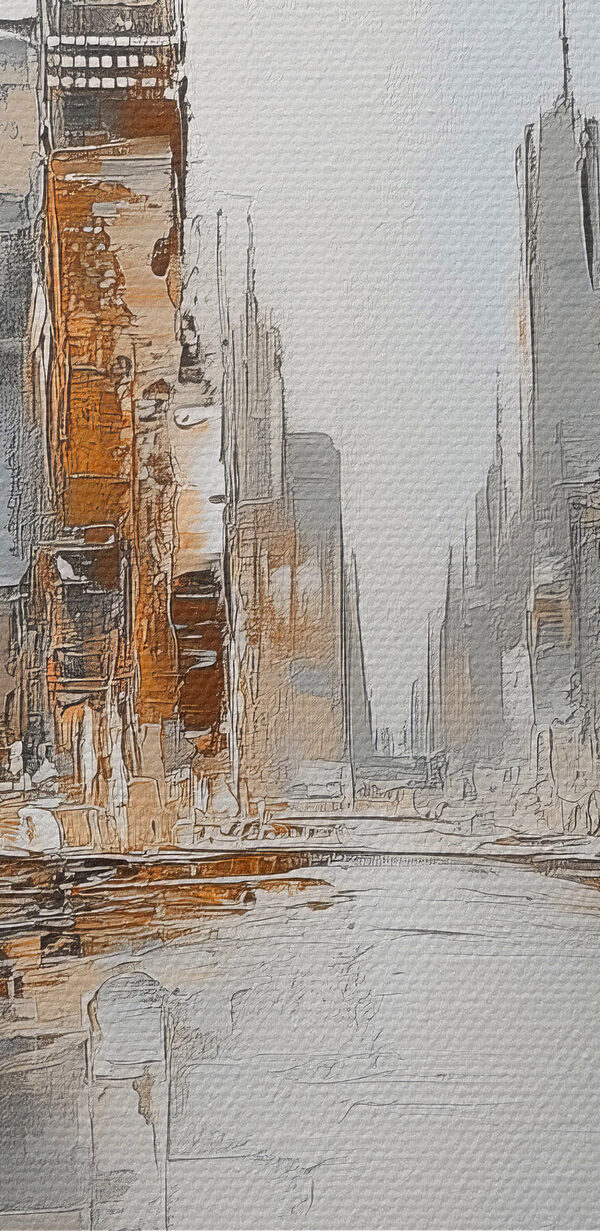Painting of a city