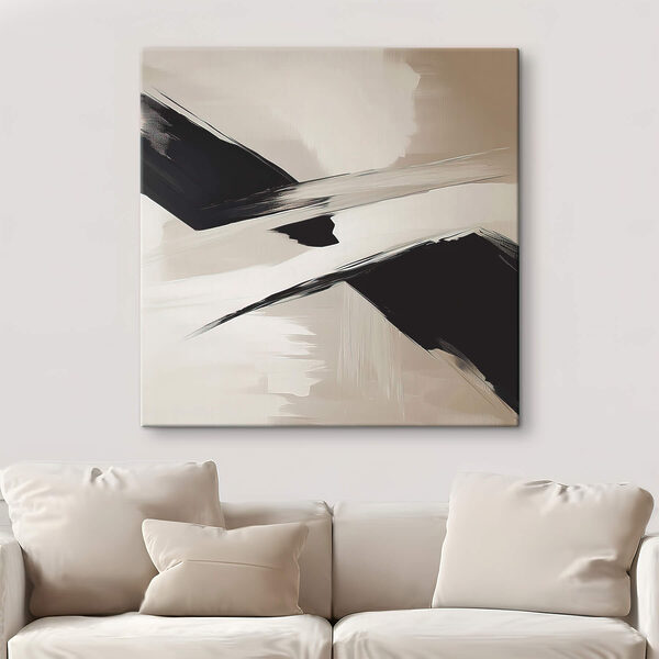 Black and white brush strokes Black and white brush strokes