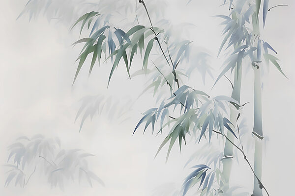 Serene bamboo in soft hues Serene bamboo in soft hues