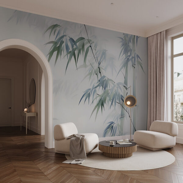 Serene bamboo in soft hues Serene bamboo in soft hues